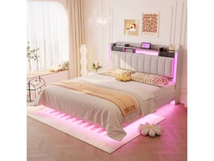 Lit 2 places 140x200 cm Fay Lum coloris beige