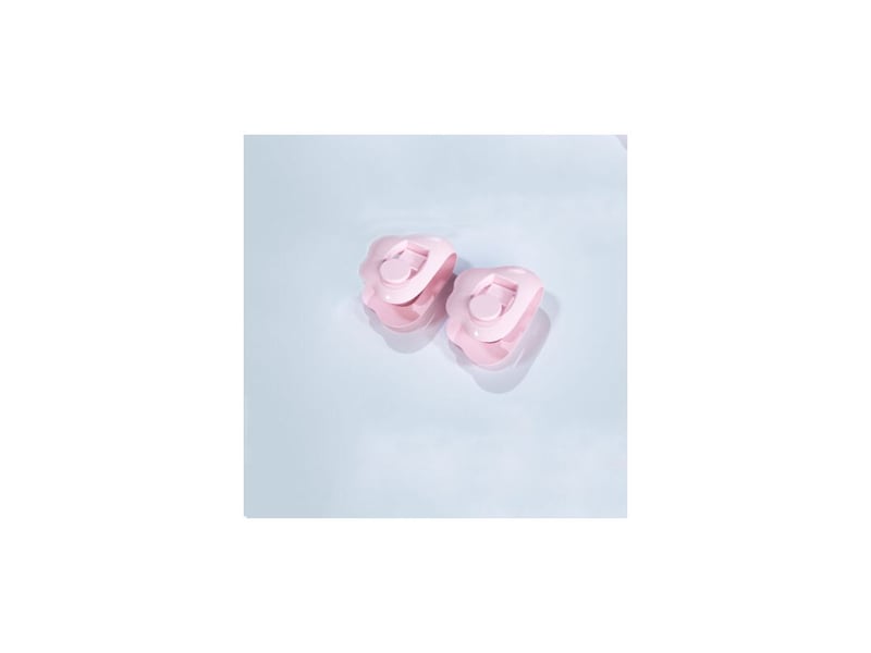  Fitlab-lot de 12 clips de fixation pour housse de couette en plastique sans épingles pour maintenir les coins en place, fixation pour coussins, rideaux, décoration, rose et bleu  - Conforama C