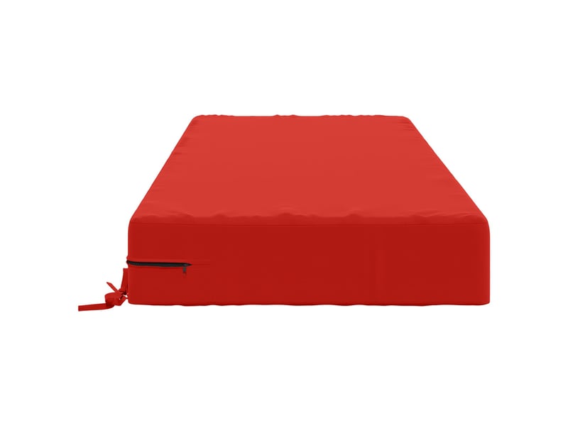  Coussin d'assise, coussin pour chaisecanapé soest 100 % polyester rouge 120 x 80 x 15 cm cf51481  - Conforama D