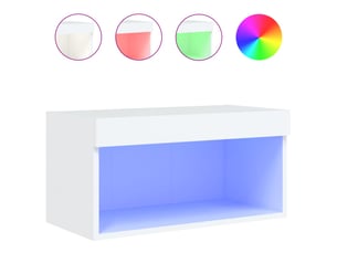 Meuble tv coloris blanc 60 cm <strong></strong> <strong></strong>