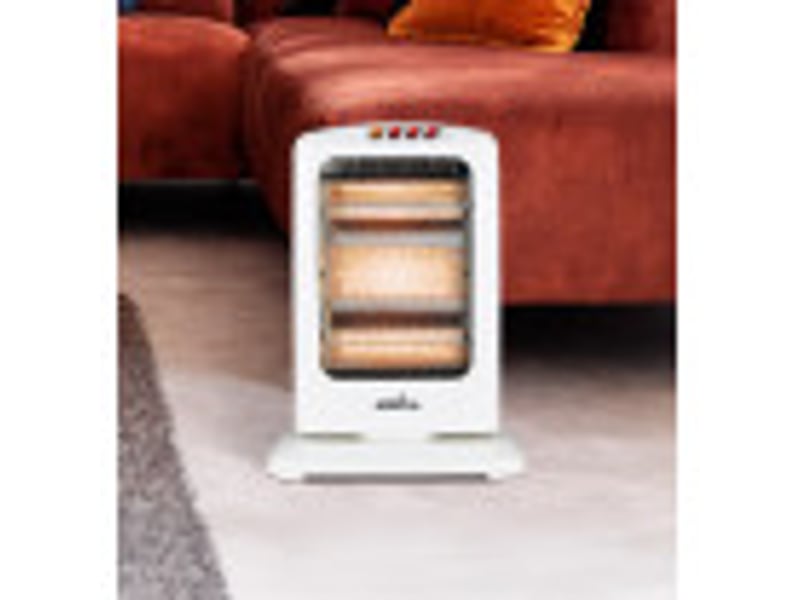  Fabrilamp candente chauffage radiant 1 200 w, 3 puissances, oscillant, blanc, 44 × 33 × 23 cm 202321201 - Conforama D