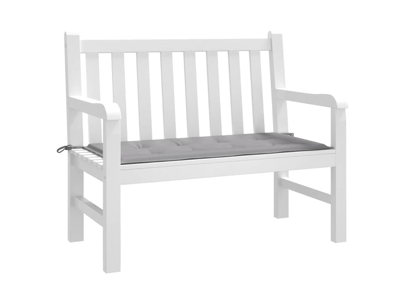  Coussin de banc de jardin, coussin d'assise gris 100x50x3 cm tissu oxford cf52721  - Conforama C