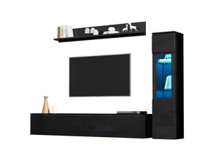 Meuble tv coloris noir