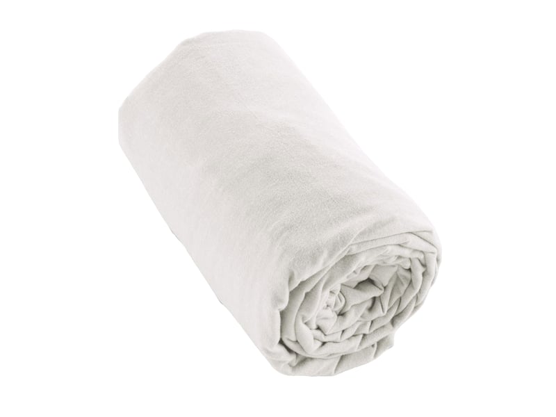 Drap housse 180x200 +30 cm flanelle de coton neige PD15700 - Conforama A