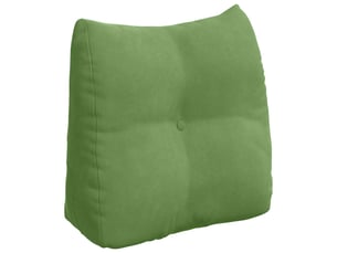 Coussin de dos, coussin de dossier vert clair 45 x 24 x 50 cm velours cf55059