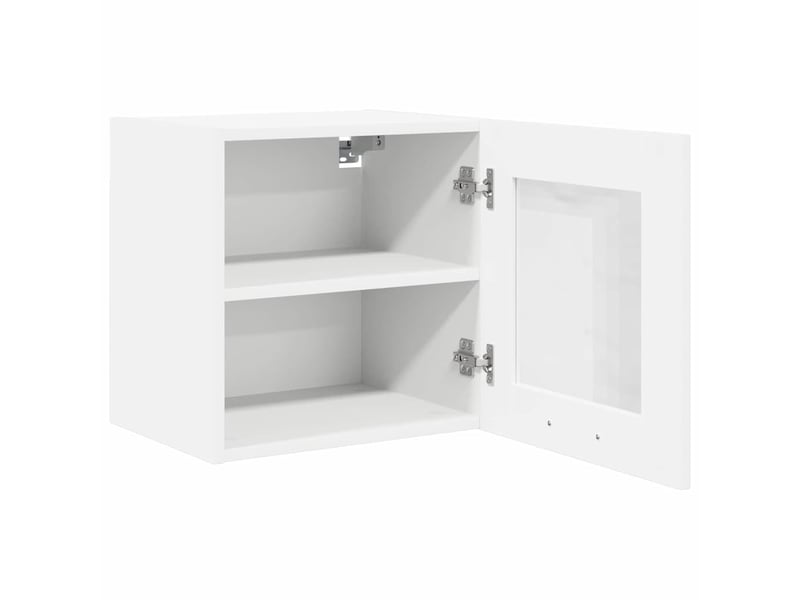  Meuble de rangement cuisine, armoire suspendue blanc 40x31x40cm bois d'ingénierie shl7627  - Conforama E