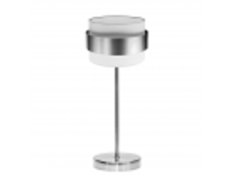  Lampe à poser fabrilamp bremen chromeblanc-argenté 1 x e14 39 x 16 x 16 cm 066471020 - Conforama B