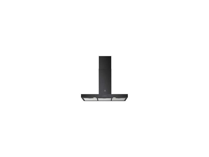  Hotte décorative murale 90 cm 600 m3h led 3 vitesses filtre à graisse et charbon 4581008 - Conforama A
