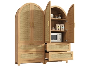 Armoire OPULERANE TRADING LTD coloris naturel largeur 40 cm