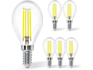 Ampoule led filament e14 g45 4w 2700k 470 lm lot de 5