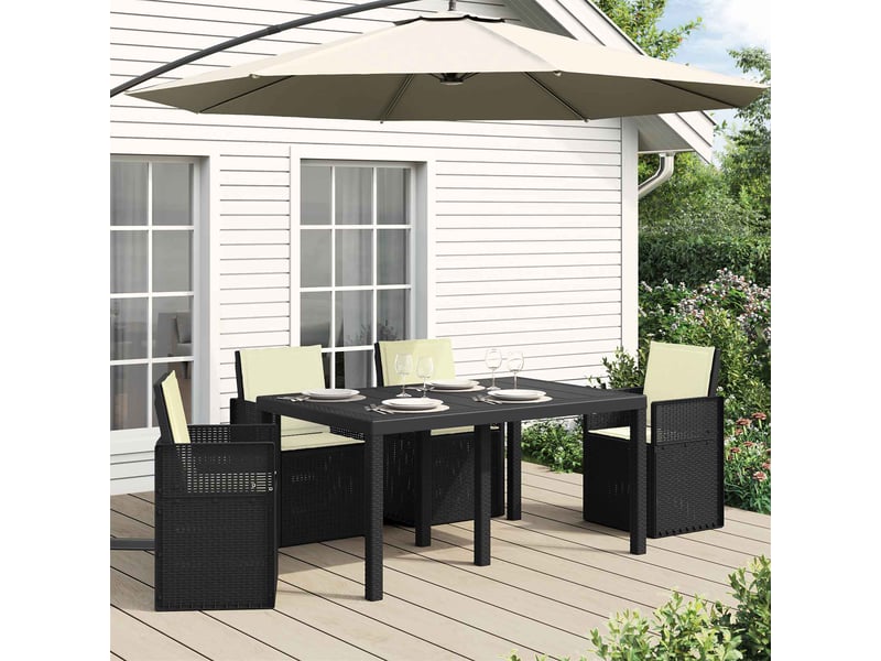Coussins de siège et de dos polyester crème 47 x 45 x 2 cm cf60812 - Conforama B