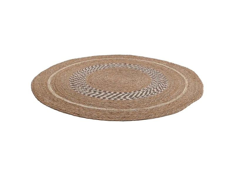  Brown natural fibre rug, d120x1h cm  - Conforama A
