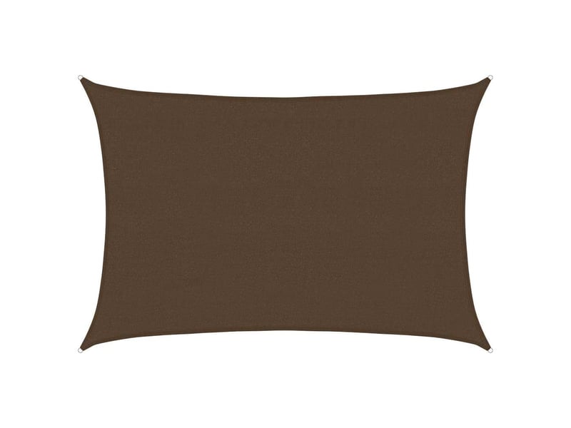 Voile d'ombrage - voile d'ombre - voile parasol 160 gm² marron 4x5 m pehd  - Conforama A