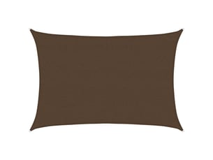 Voile d'ombrage - voile d'ombre - voile parasol 160 gm² marron 4x5 m pehd