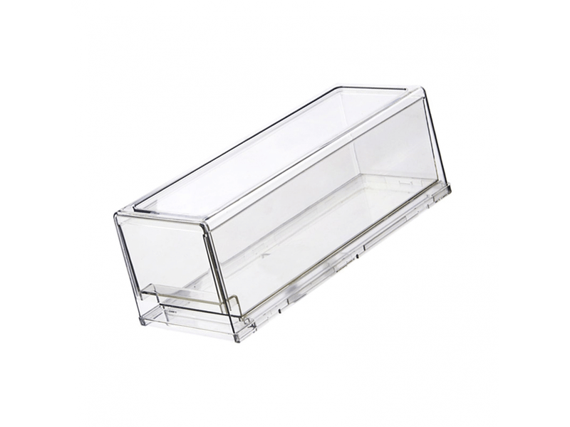 Organiseur de tiroir pour réfrigérateur, grande capacité, transparent, bac de rangement coulissant pour réfrigérateur - Conforama D