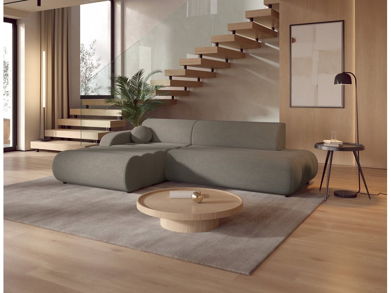  Selsey arione - canapé d'angle convertible - 283 cm - chenille gris Arione - Conforama C