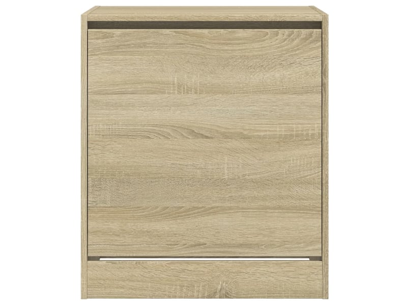  Meuble à chaussure, armoire à chaussures chêne sonoma 60x42x69 cm bois d'ingénierie  - Conforama E