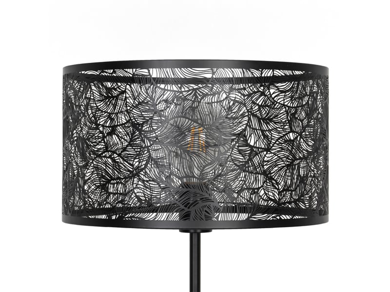 Lampadaire Métal 153 cm noir MOLLY - Conforama J
