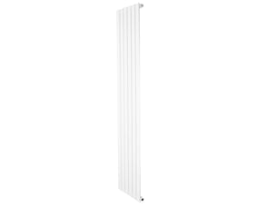 Radiateur plat à 1 colonne 1800 x 420 mm en acier carbone blanc chauffage centrale moderne verticale monté sur mur cuisine salle de bain [brosse de