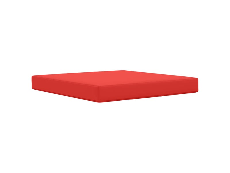  Coussin de canapé d'extérieur, coussin de chaise polyester rouge 80 x 80 cm cf54158  - Conforama D