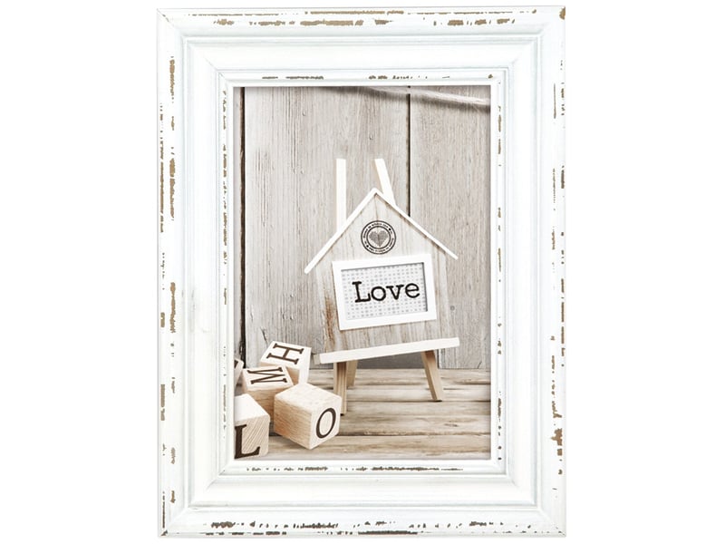  Zep rivoli blanc 10x15 cadre photo bois sy946w  - Conforama A