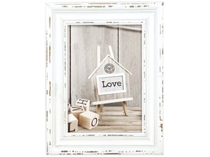 Zep rivoli blanc 10x15 cadre photo bois sy946w