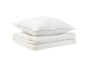 Ensemble de couette et d'oreiller 2 pcs - duvet 150x200 cm été 140 gsm