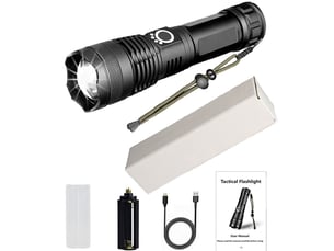 Charge usb xhp70 lampe de poche anti-éblouissement d'urgence p50 lampe de poche zoom anti-éblouissement p70 lampe de poche