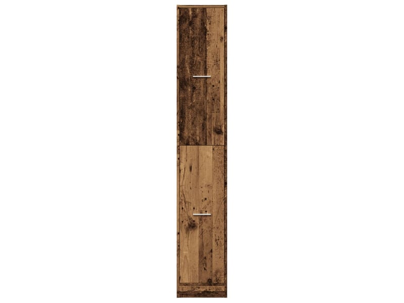  Meuble de rangement, armoire d'apothicaire vieux bois 30x41x174,5 cm bois ingénierie  - Conforama E