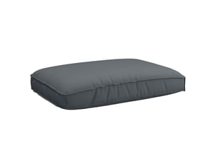 Coussin d'assise, coussin pour chaisecanapé tissu oxford anthracite 120 x 80 x 12 cm cf56640