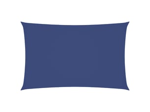 Voile de parasol - voile d'ombrage tissu oxford rectangulaire 2,5x5 m bleu