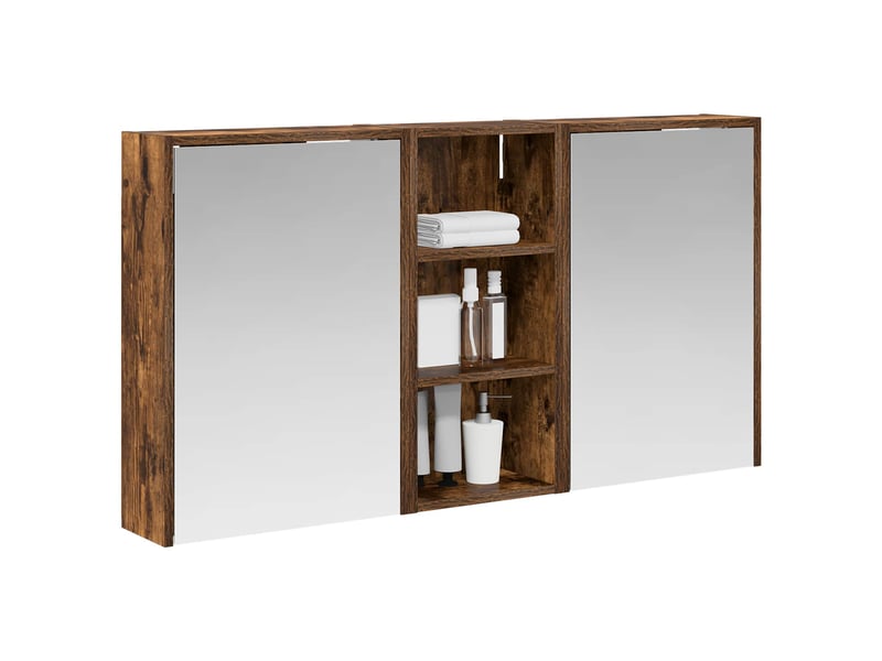 Ensemble de meubles de salle de bain 3 pcs 116x16x62.5 cm shl7983 - Conforama C