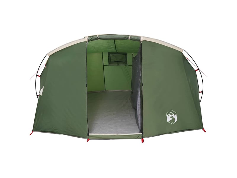 Tente tunnel, tente de camping 4 personnes vert et blanc shl28116 - Conforama E