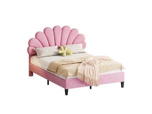 Lit 2 places 140x200 cm <strong>OOIILLEE</strong> <strong>Luxe haut de gamme</strong> coloris rose
