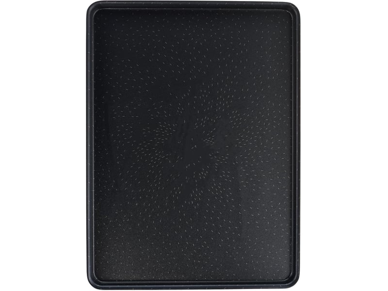 Plaque à pâtisserie revêtement antiadhésif sûr noir 34.5x24.5x2.6cm - Conforama B