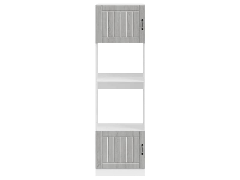  Meuble de rangement, armoires de four kalmar sonoma gris bois d'ingénierie  - Conforama D