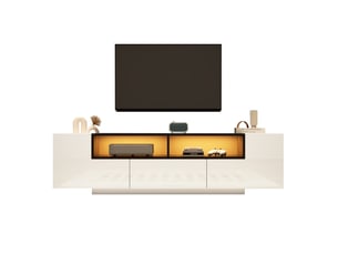 Meuble tv coloris bicolore 180 cm MEUBLIV  