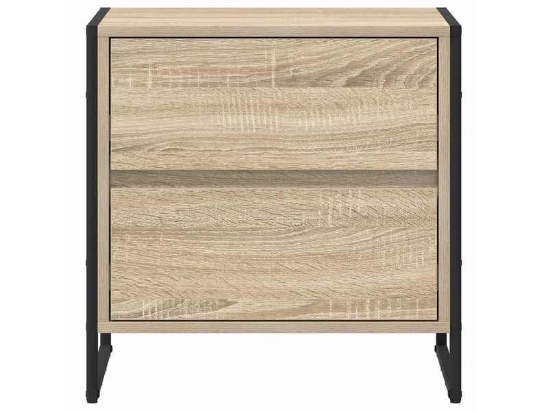  Table de chevet - cabinet de chevet - table de nuit 2 pc sonoma 50 x 39,5 x 50 cm bois d'ingénierie  - Conforama E