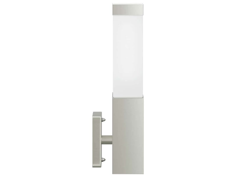  Applique murale extérieure argenté 10.5x6x33 cm shl38864  - Conforama E
