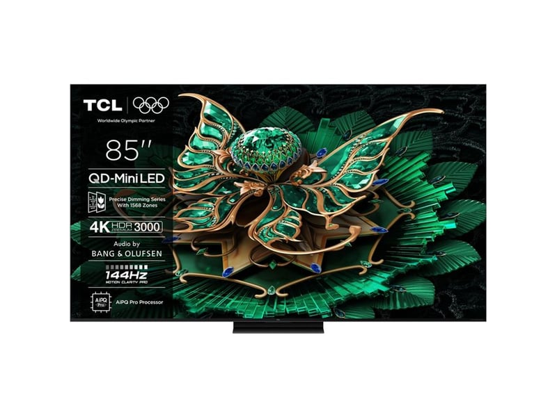  Téléviseur 85 pouces 4k qd-mini led qled smart tv google tv 85C7K - Conforama A
