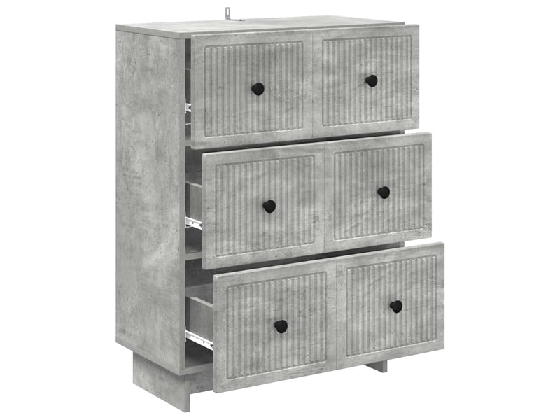 Armoire de rangement bureau, armoire à tiroirs 66 x 34,5 x 90 cm bois d'ingénierie shl5678 - Conforama E