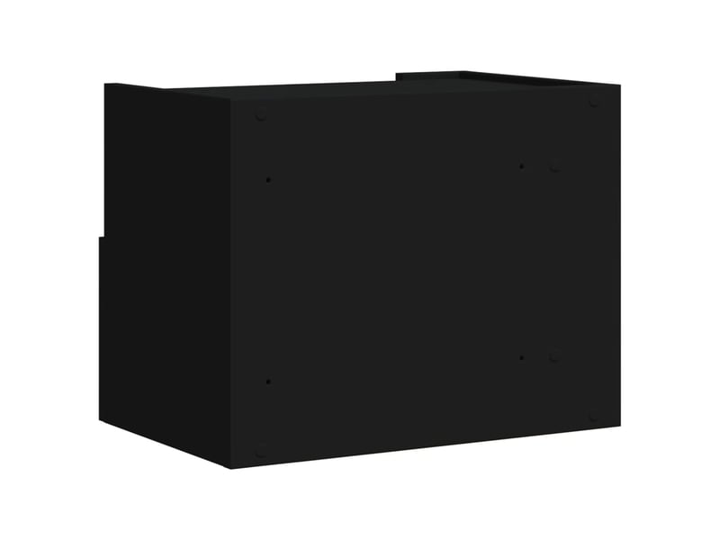  Table de chevet - cabinet de chevet - table de nuit murale noir 45x30x35 cm  - Conforama E
