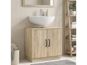 Meuble sous lavabo de salle de bain hoorn chêne sonoma cf64910