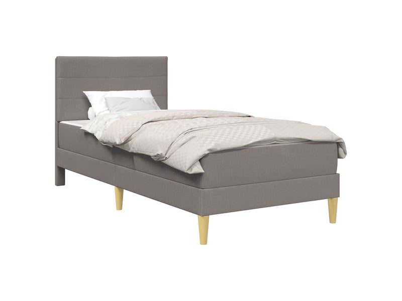  Lit simple- lit adulte -  cadre de lit 100 x 200 cm taupe  - Conforama A