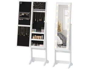Miroir  à poser coloris blanc <strong></strong>  <strong></strong> - 36 cm x 36 cm
