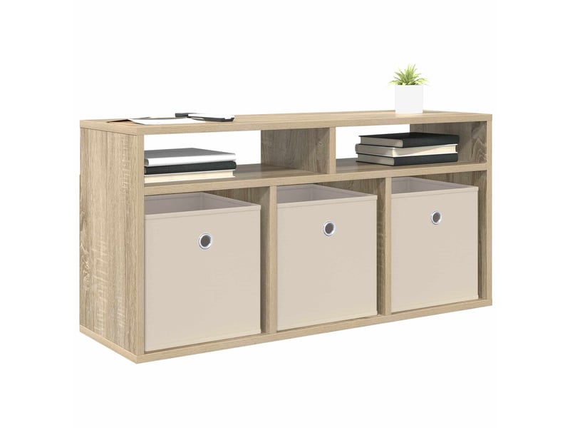  Meuble tv - basboard avec tiroir chêne sonoma 87 x 27,5 x 43 cm  - Conforama C