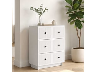 Armoire à tiroirs, rangement bureau blanc 66 x 34,5 x 90 cm bois d'ingénierie shl7802