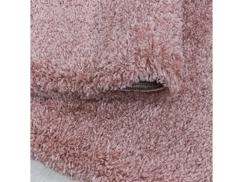 Moelleux - tapis cosy à poils longs - rose 160 x 230 cm FLUFFY1602303500ROSE - Conforama D
