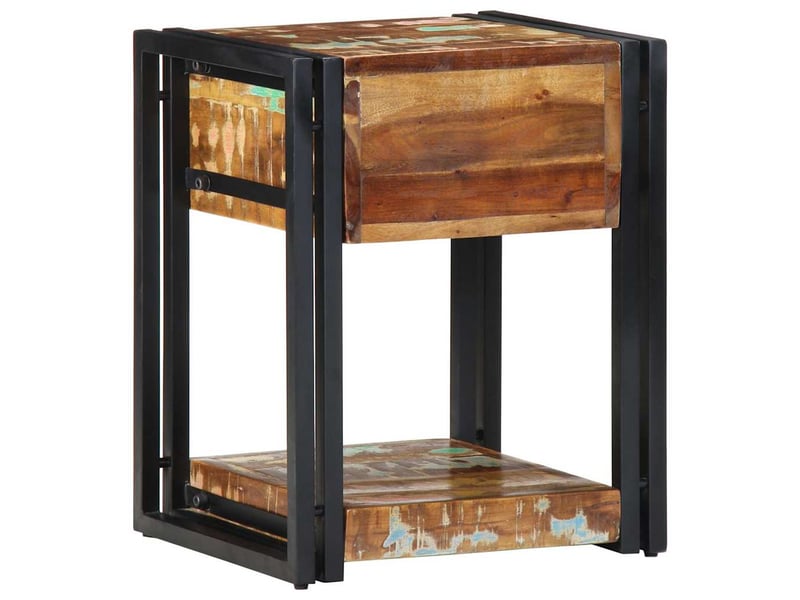 Table de chevet - cabinet de chevet - table de nuit 2 pc multicolore 40 x 35 x 50 cm - Conforama E