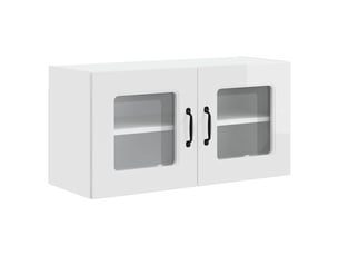 Meuble mural de cuisine | armoire de cuisine blanc brillant 80x31x40cm shl9263